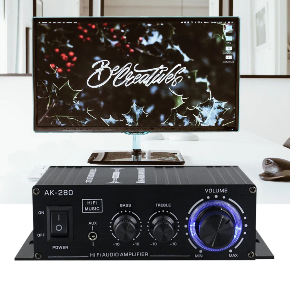 

Двойной усилитель мощности для динамика, Hi-Fi бас, стерео усилитель мощности 12 В, 40 Вт + 40 Вт, двухканальный музыкальный плеер, домашний киноте...