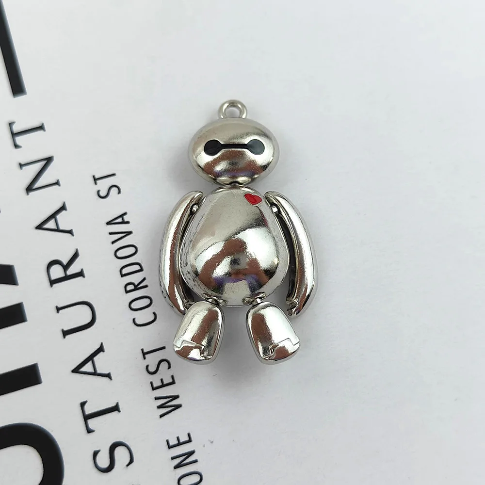 

Cartoon Anime Character Dabai Charms Earring Pendant for Making DIY Keychain Necklace Zinc Alloy Metal Jewelry Accessories