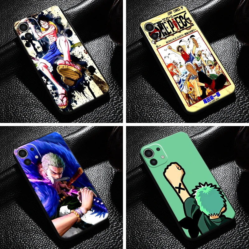

Anime One Piece Luffy Zoro For Xiaomi Mi 11 11 Lite 5G Phone Case For Xiaomi 11 11 Lite TPU Silicone Cover Coque Back Carcasa
