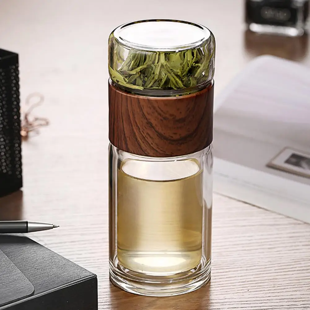 

Durable Drinkware Waterbottle Premium Glass Water Bottle Convenient Drinking Kettle Double Glass Water Bottle Healthy