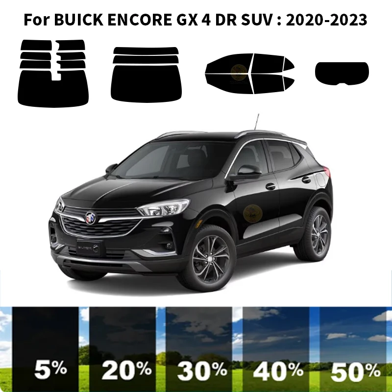 

Precut nanoceramics car UV Window Tint Kit Automotive Window Film For BUICK ENCORE GX 4 DR SUV 2020-2023