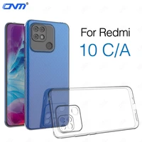 case for xiaomi redmi 10c 10a tpu silicone clear fitted bumper soft case for redmi 10 c a transparent back cover accessories