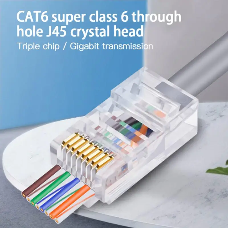 

100 шт., модульные разъемы RJ45, Cat5 Cat6