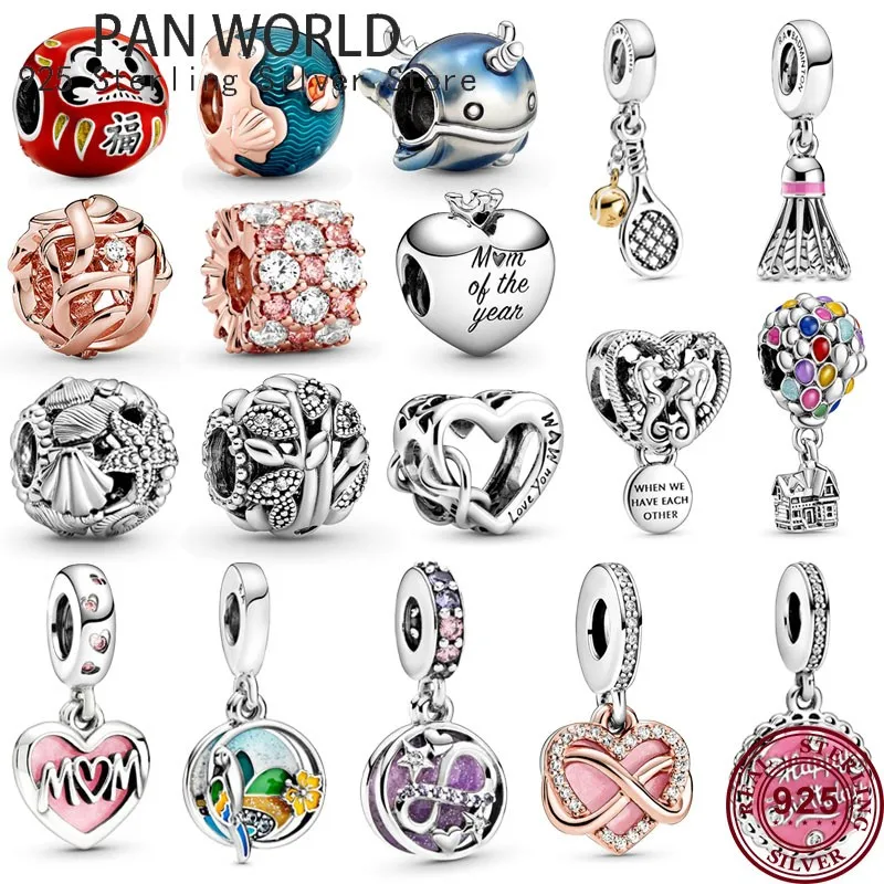 

Hot 925 Sterling Silver New Eternal Love Balloon Sea String Decoration Is Suitable For The Original pan Women's Bracelet