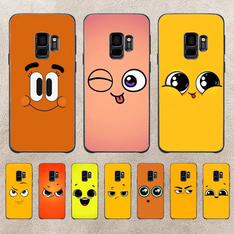 

Cute Face Phone Case For Samsung Galaxy J200 J2 Prime J2 Pro J6 2018 J250 J4 Plus J415 J5 Prime J7