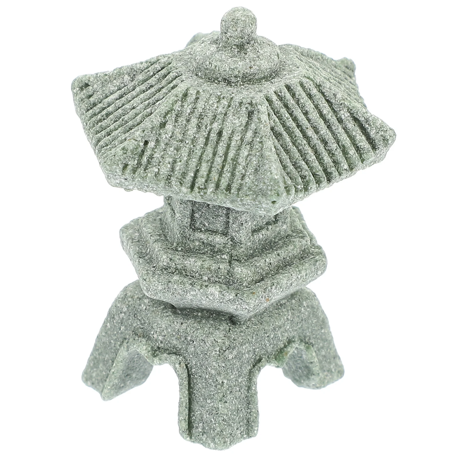 

Japanese Tower Light Decoration Bonsai Tiny Pagoda Model Garden Statue Miniature Scene Aromatherapy Stone Pavilion