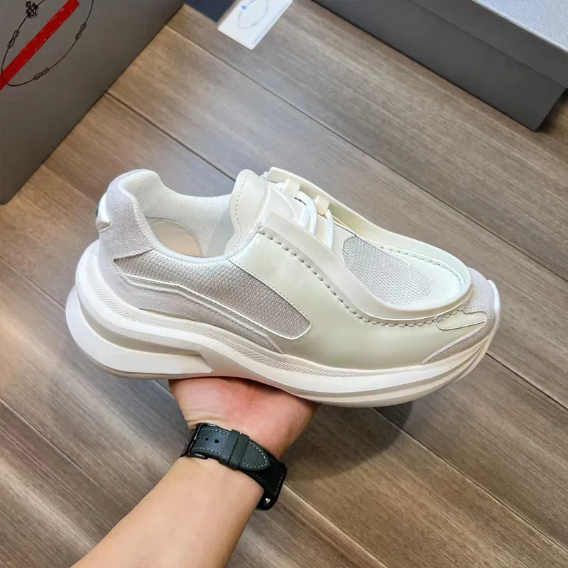 

2023 New European Station High-end Trend Daddy Shoes Men British Style Fine Belt Fashion Leisure Outdoor Thick Sole increase