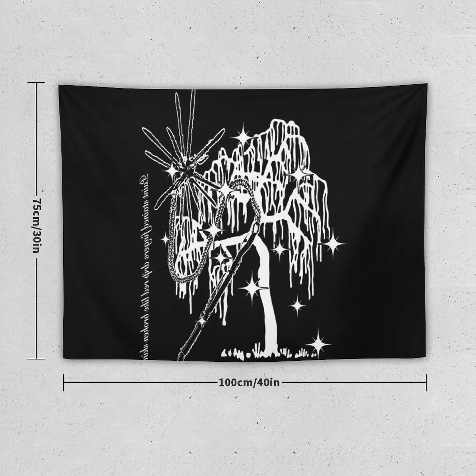 Ecco2k Drain Gang Aloegarten Tree логотип гобелен украшение дома настенный