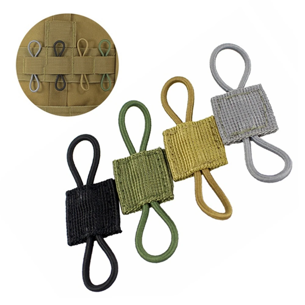 

Outdoor Sports MOLLE Elastic Molle Binding Retaine Molle Ribbon Elastic Rope Multi Purpose Rope Ribbon Buckle