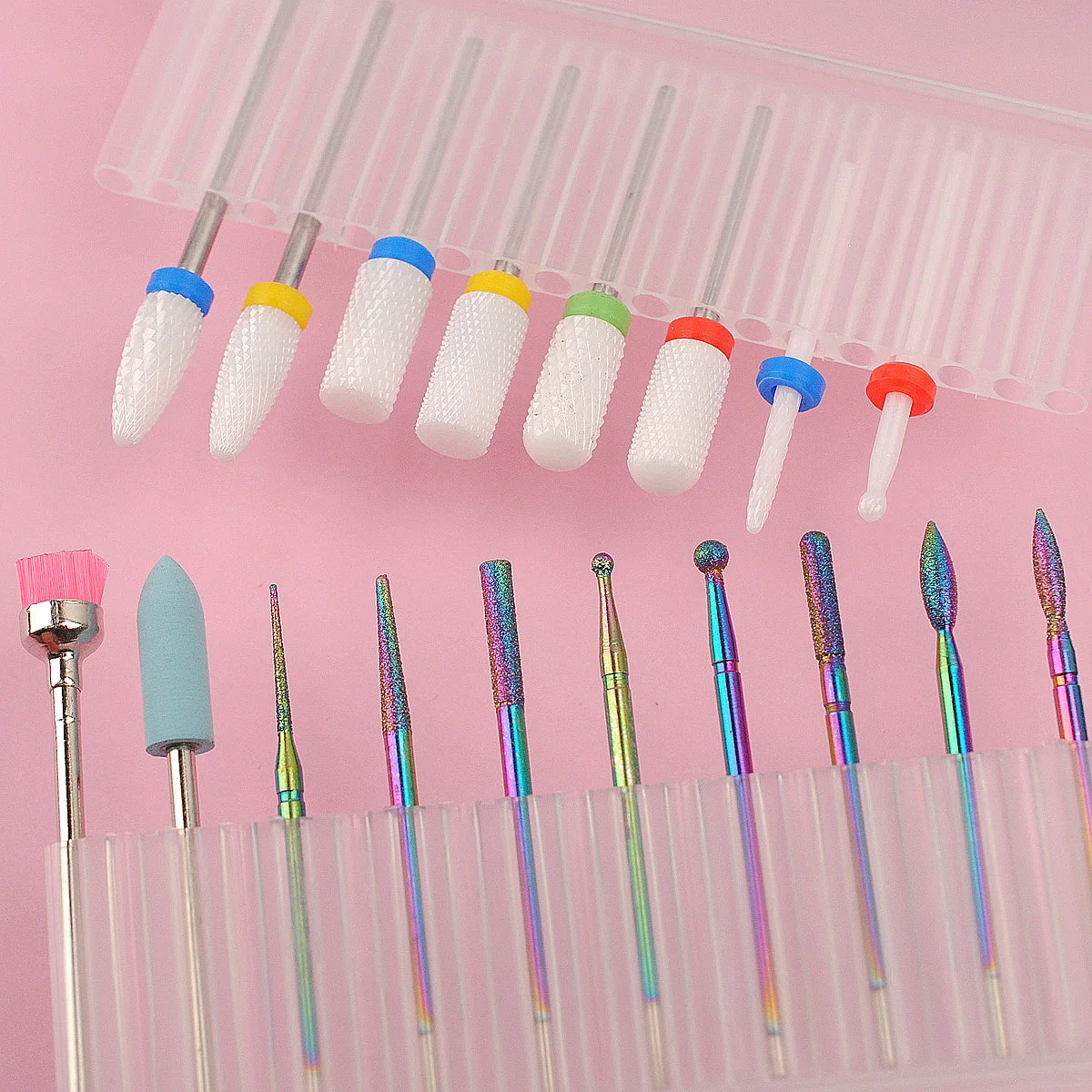 Набор фрез для маникюра 3/32 дюйма 19 шт.