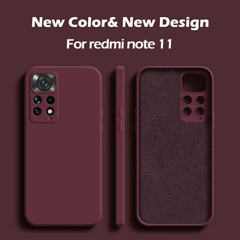 

Redmi Note 11 12 11S Pro Plus 5G Case Liquid Silicone Phone Cases For Xiaomi Redmi Note 11 12 Note11 Note12 Pro Turbo Soft Cover