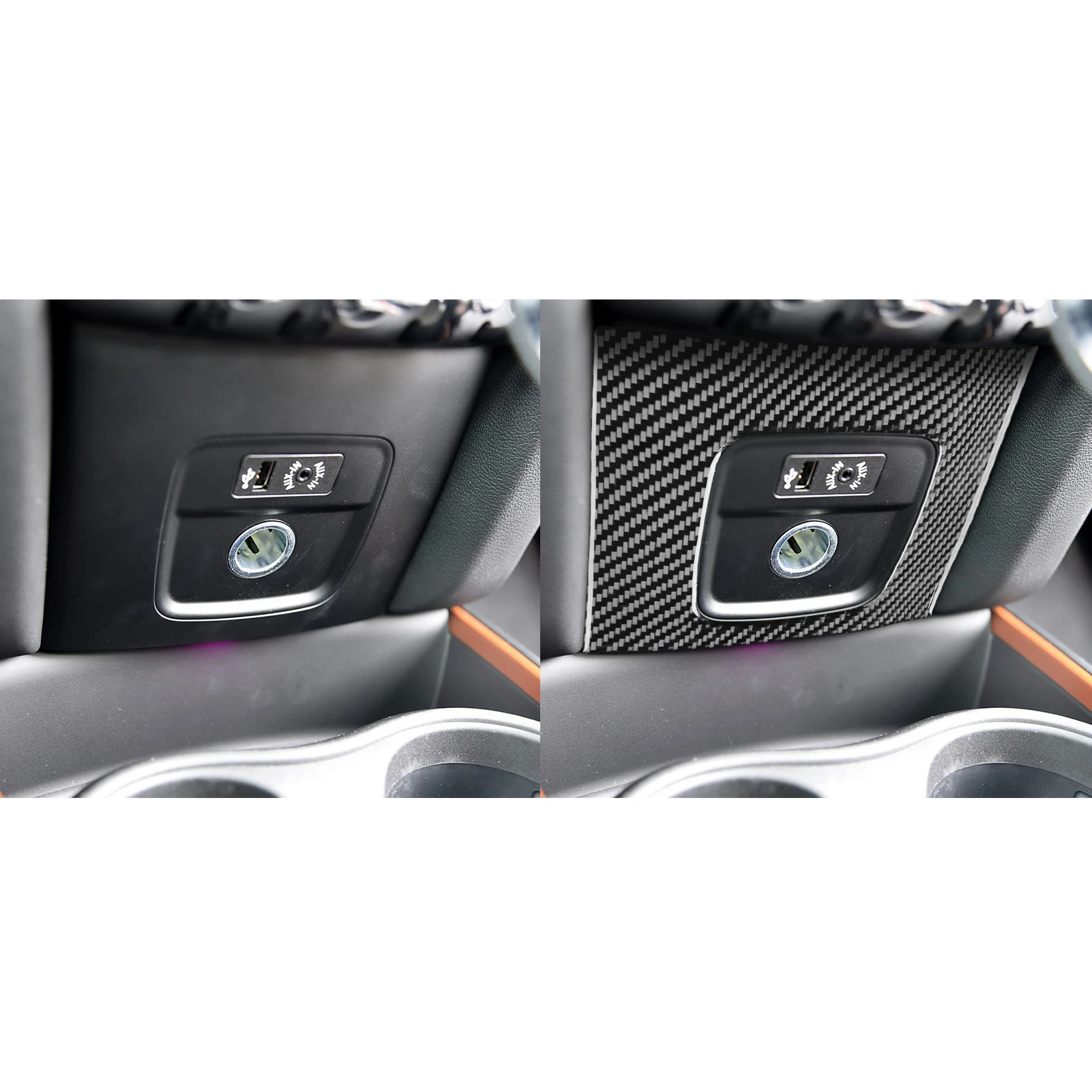Центральная консоль из углеродного волокна для Mini Cooper F60 Countryman 2017-2023 крышка