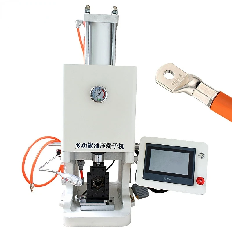 

10t Pneumatic Hydraulic Terminal Connector Crimping Machine Cable Electrical Splicing Crimping Tool Wire Cirmper Pliers