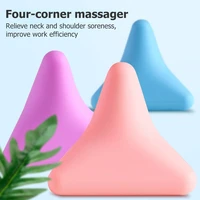 silicon massage cone point massage ball psoas muscle release thoracic spine back neck scapula foot triangular relax apparatus