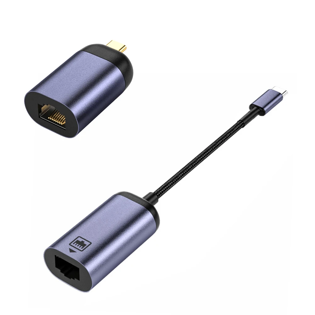 Adattatore Ethernet USB C scheda di rete da 100Mbps tipo c a Rj45 USB C Lan per Macbook cavo Internet cablato Windows accessori per Laptop