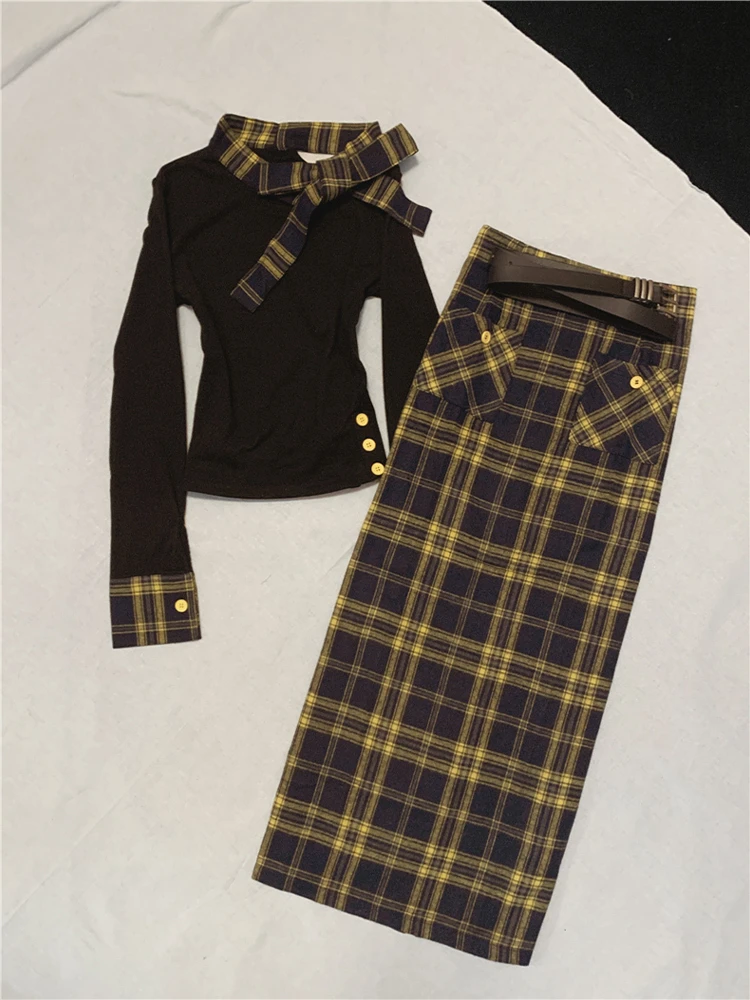 Корейская серия платье High Sense женская одежда на Новый год 2025 года студенческая