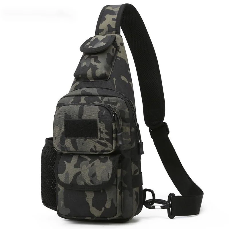 New Multifunctional Chest Bag Men's Outdoor Travel Crossbody Bag Casual Nylon Chest Bag
