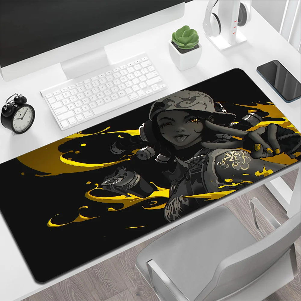 Большой коврик для мыши VALORANT Raze игровой компьютерный большой XXL клавиатуры