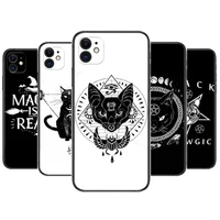 witch and cat phone cases for iphone 13 pro max case 12 11 pro max 8 plus 7plus 6s xr x xs 6 mini se mobile cell