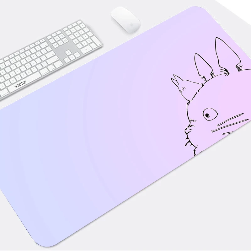 

Anime Totoro Gradient Color Mouse Pad Gamer Speed Mice Carpet Rubber Mousepad Free Shipping Large Mause Pad XXL Keyboards Mat