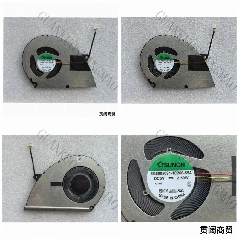 Фото Новый вентилятор охлаждения процессора HJY EG50050S1-1C260-S9A DC5V 4Pin для Acer Aspire 3 N23C3 A315-24PT 510P A515-58M №1