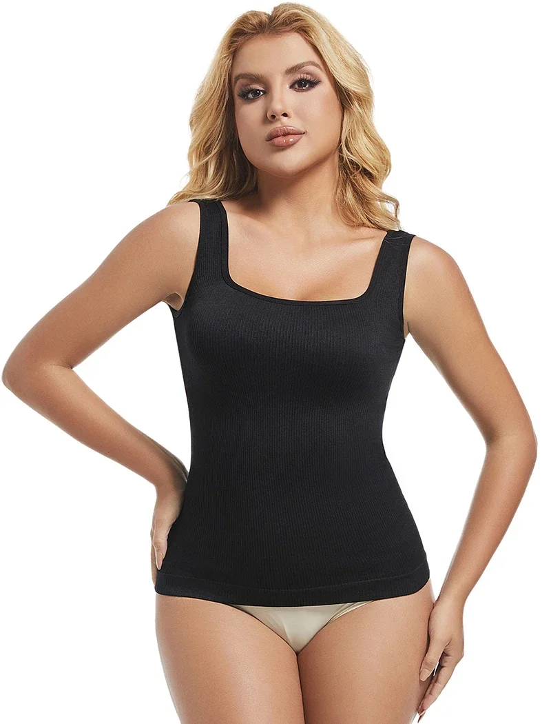 MISSMOLY Женская Удобная компрессионная майка для контроля живота