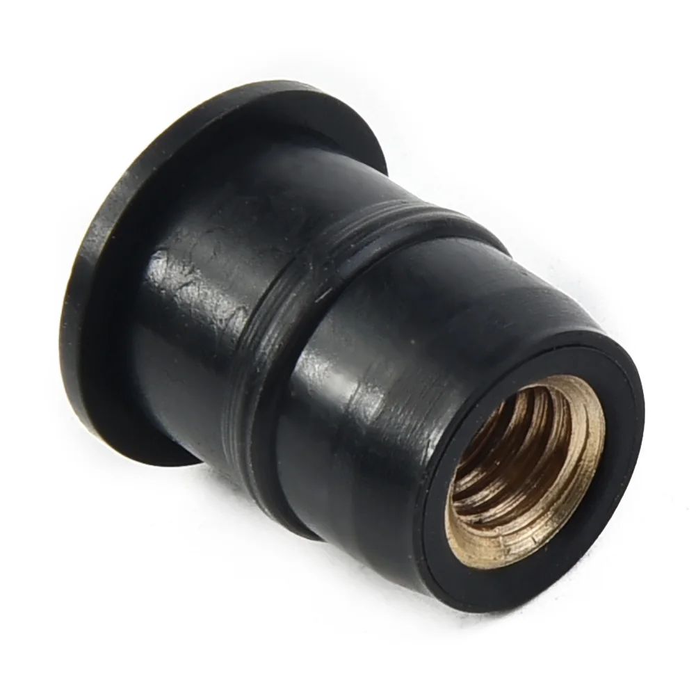 

10X M5 Rubber Nuts Motorcycle Windshield Vibration Damper Panel Mounting 5mm Bolts Screws Nut Fastener For Honda For Suzuki