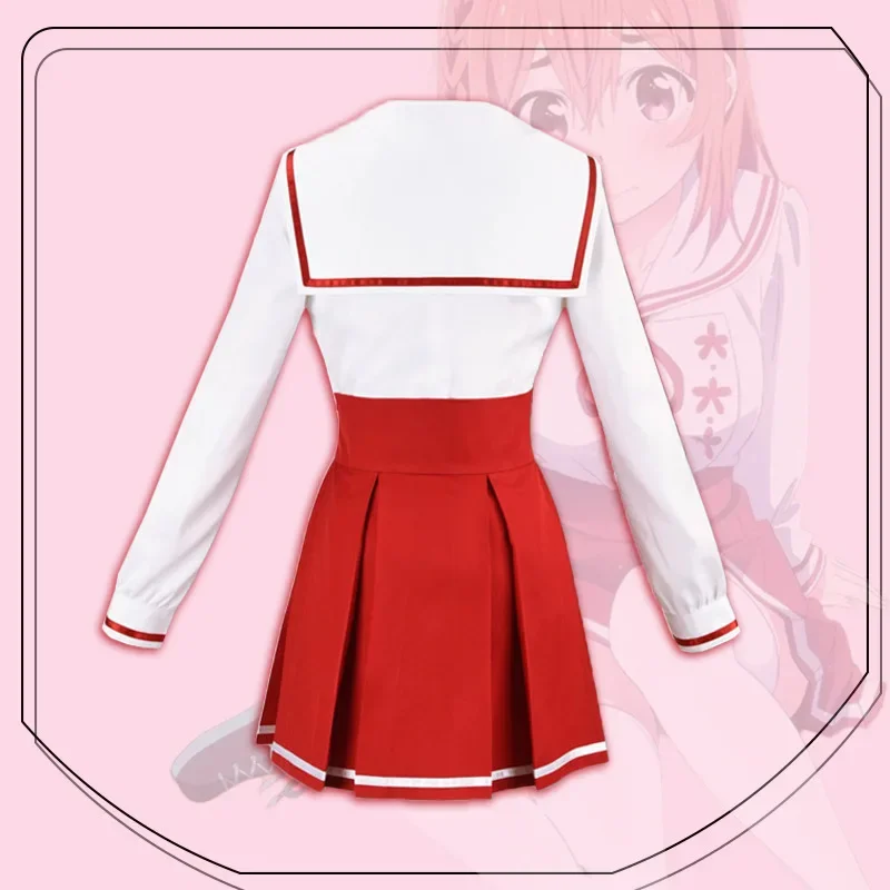 Аниме аренда подруги Kanokari Sakurasawa Sumi косплей костюм JK униформа костюмы на Хэллоуин