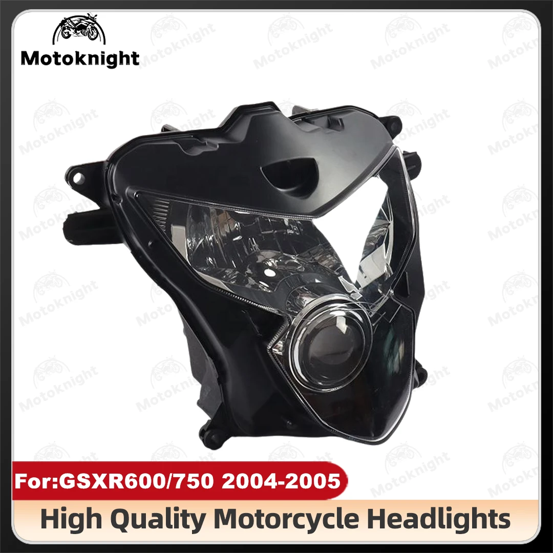 Фото Передняя фара мотоцикла, замена лампы в сборе для Suzuki GSXR GSX-R 600 750 K4 2004 2005 GSX-R600 GSX-R750 №2
