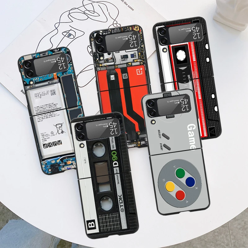 

Чехол для телефона в стиле ретро с камерой для Samsung Galaxy Z Flip4