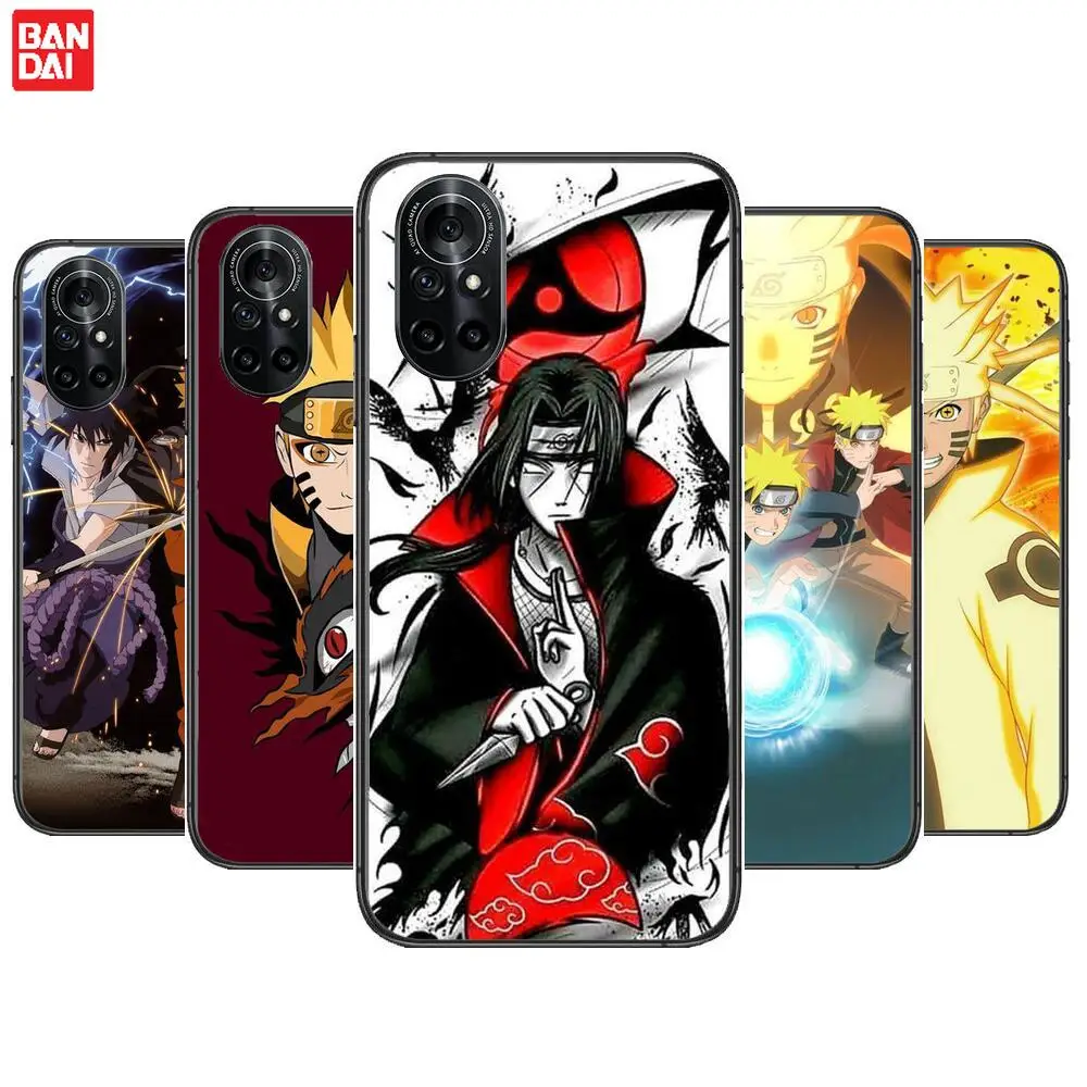 

Naruto Clear Phone Case For Huawei Honor 20 10 9 8A 7 5T X Pro Lite 5G Black Etui Coque Hoesjes Comic Fash design