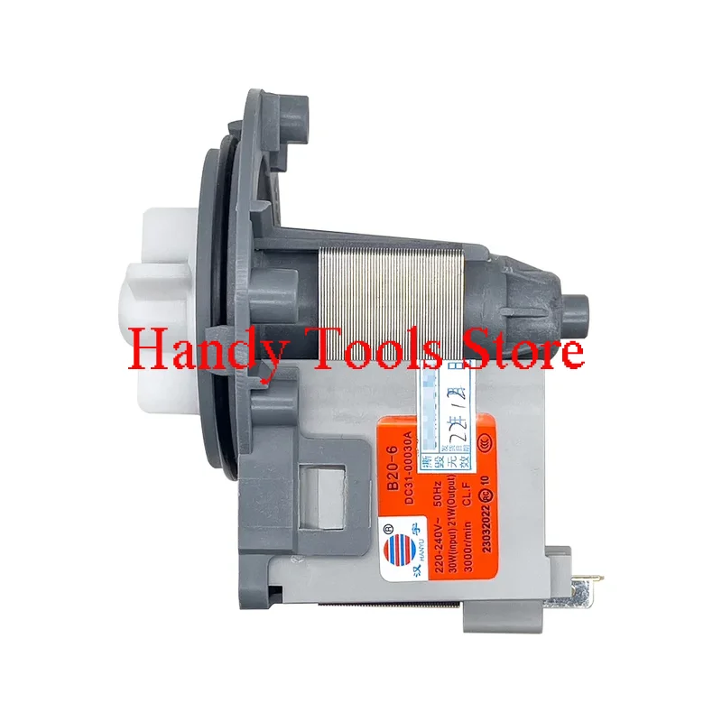 

Новый двигатель сливного насоса для стиральной машины Samsung B20-6 220-240 В 50 Гц 30 Вт 3000 об/мин DC31-00030A дренажные детали стиральной машины