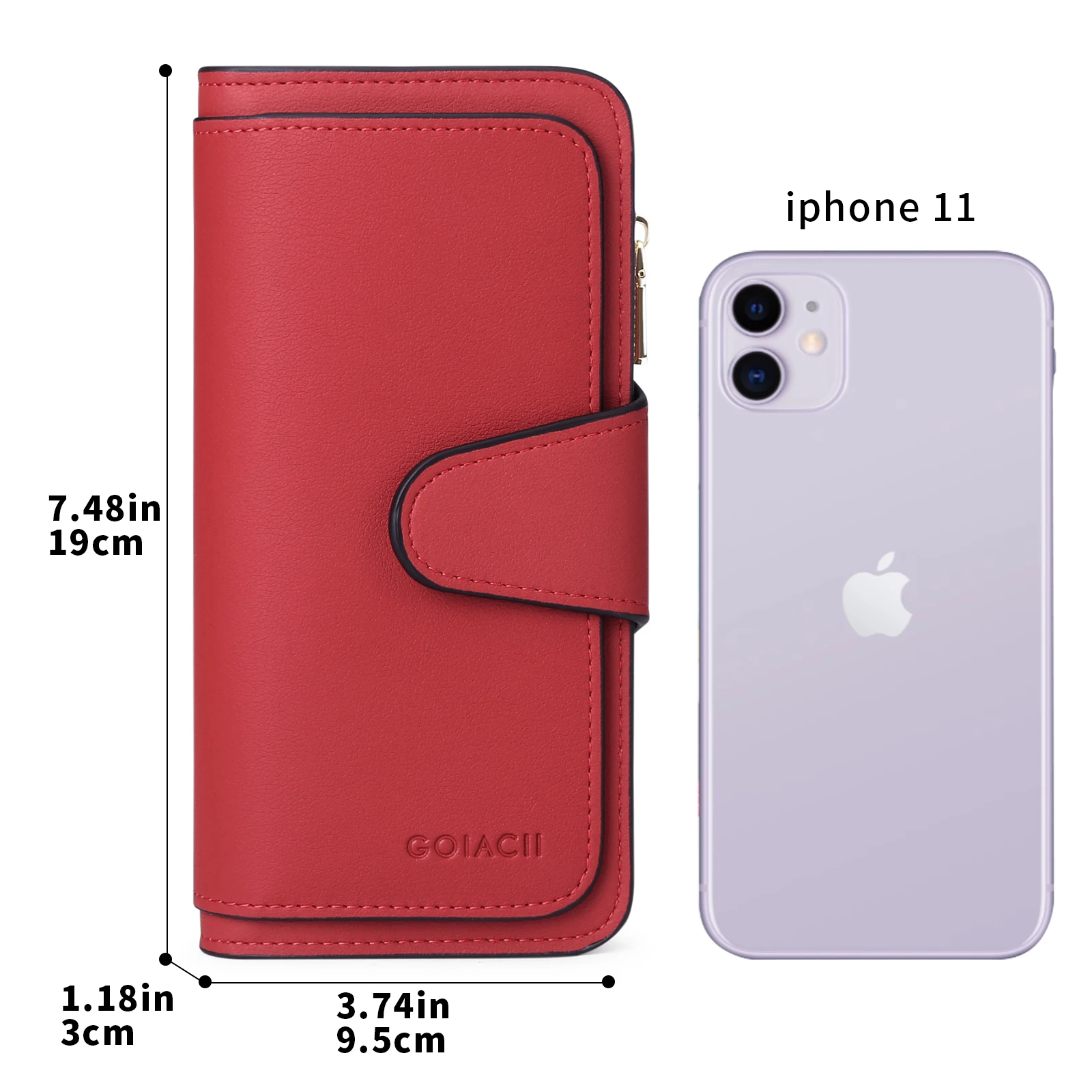 SENDEFN Wallet Women PU Leather Luxury Card Holder Clutch Casual Women Wallets Zipper Pocket Hasp Ladies Wallet Female Purse