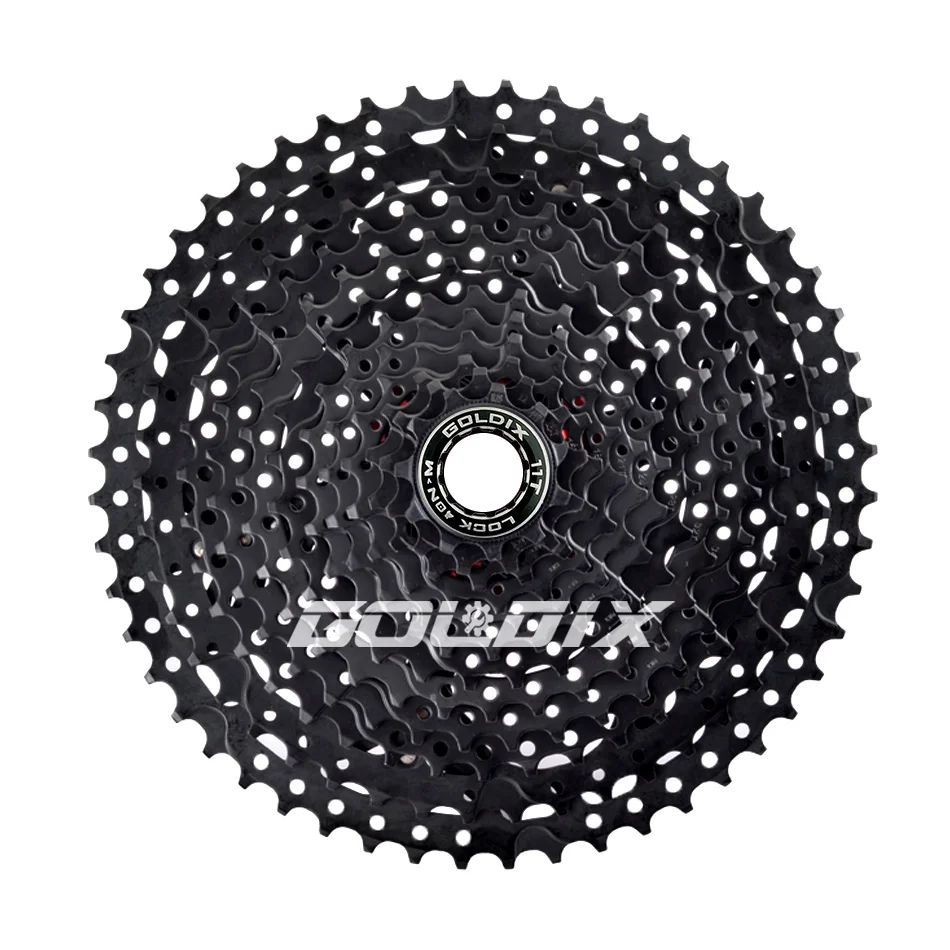 Велосипедная кассета GOLDIX K7, черная, для MTB, 89101112 скоростей, 4042465050T (art.: 3920dd047f238) - 3920dd047f238