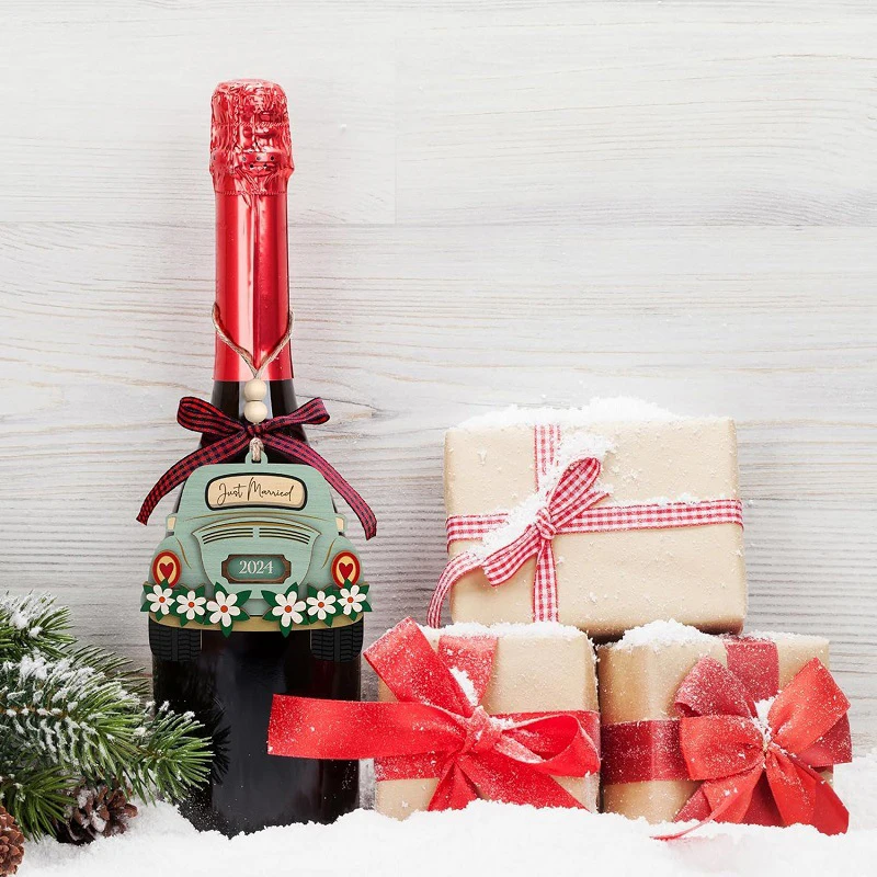 Только что заженный Свадебный автомобильный орнамент романтические рандомные