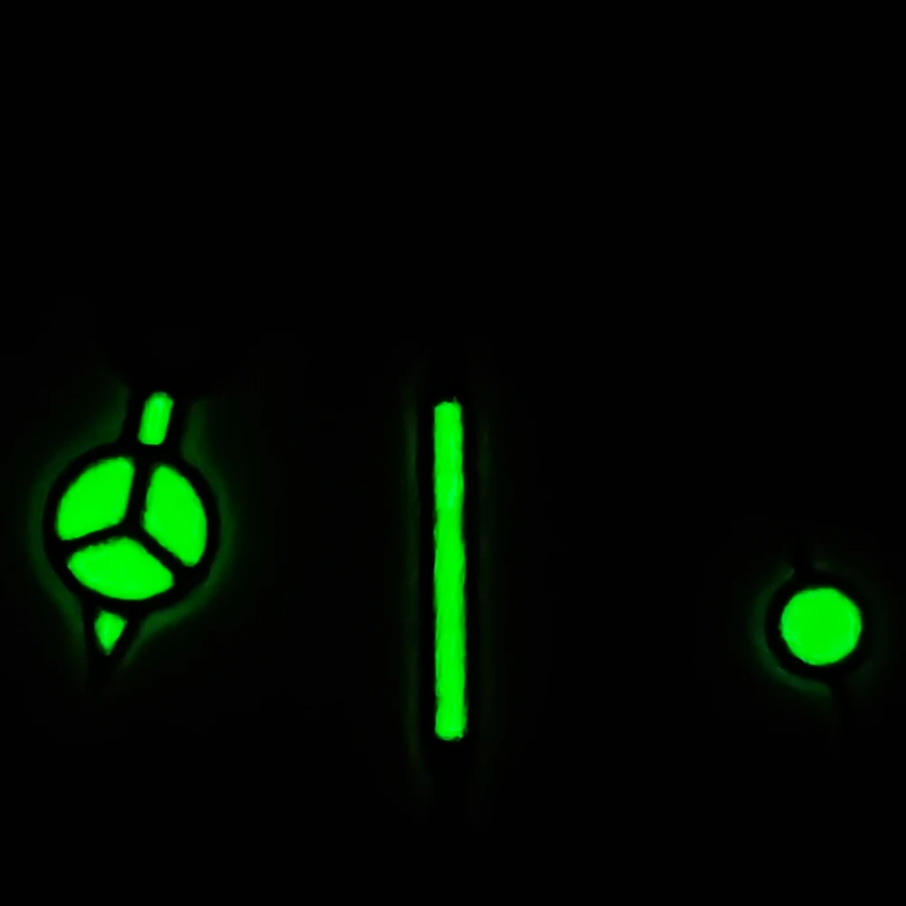 Стрелки NH05 серебро/золото/розовое золото стрелки часов зеленые светящиеся