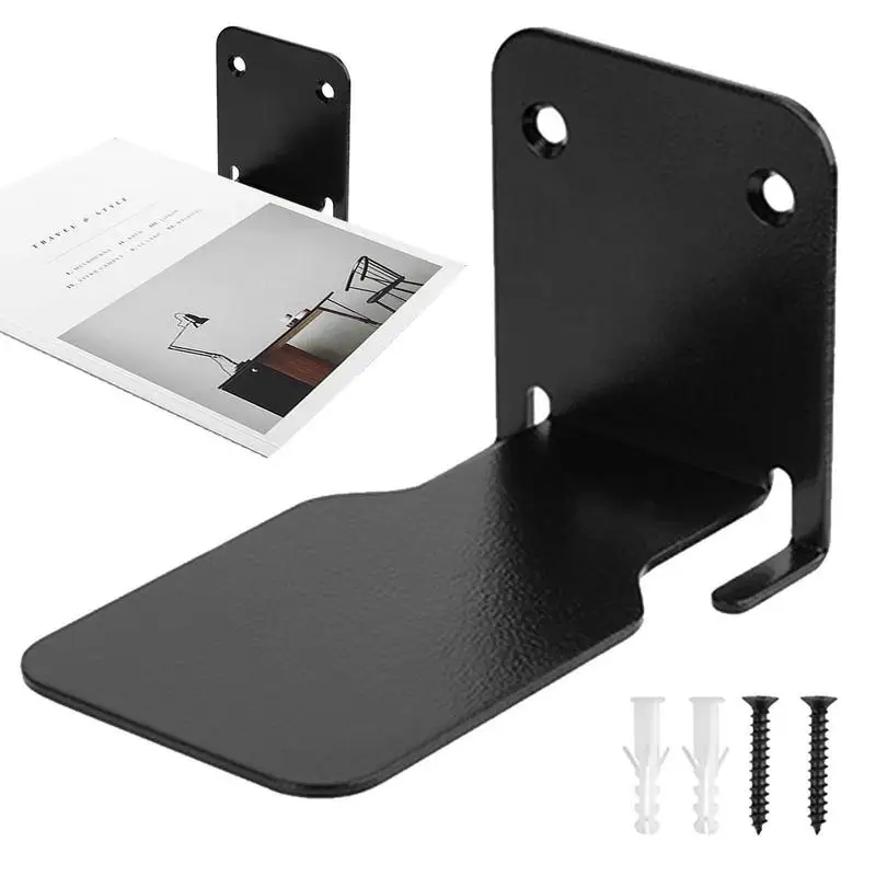 

Invisible Floating Bookshelf Metal Shelves Holders For Books Indoor Storage Tools Suit For Stacking DVDs Cosmetics Miscellaneous