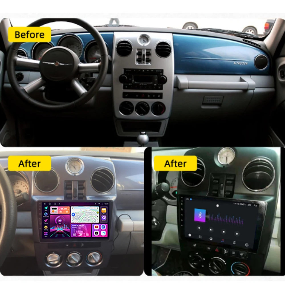 NAVISTART для Chrysler PT Cruiser 2007-2009 автомобильное радио 4G WIFI мультимедийный проигрыватель