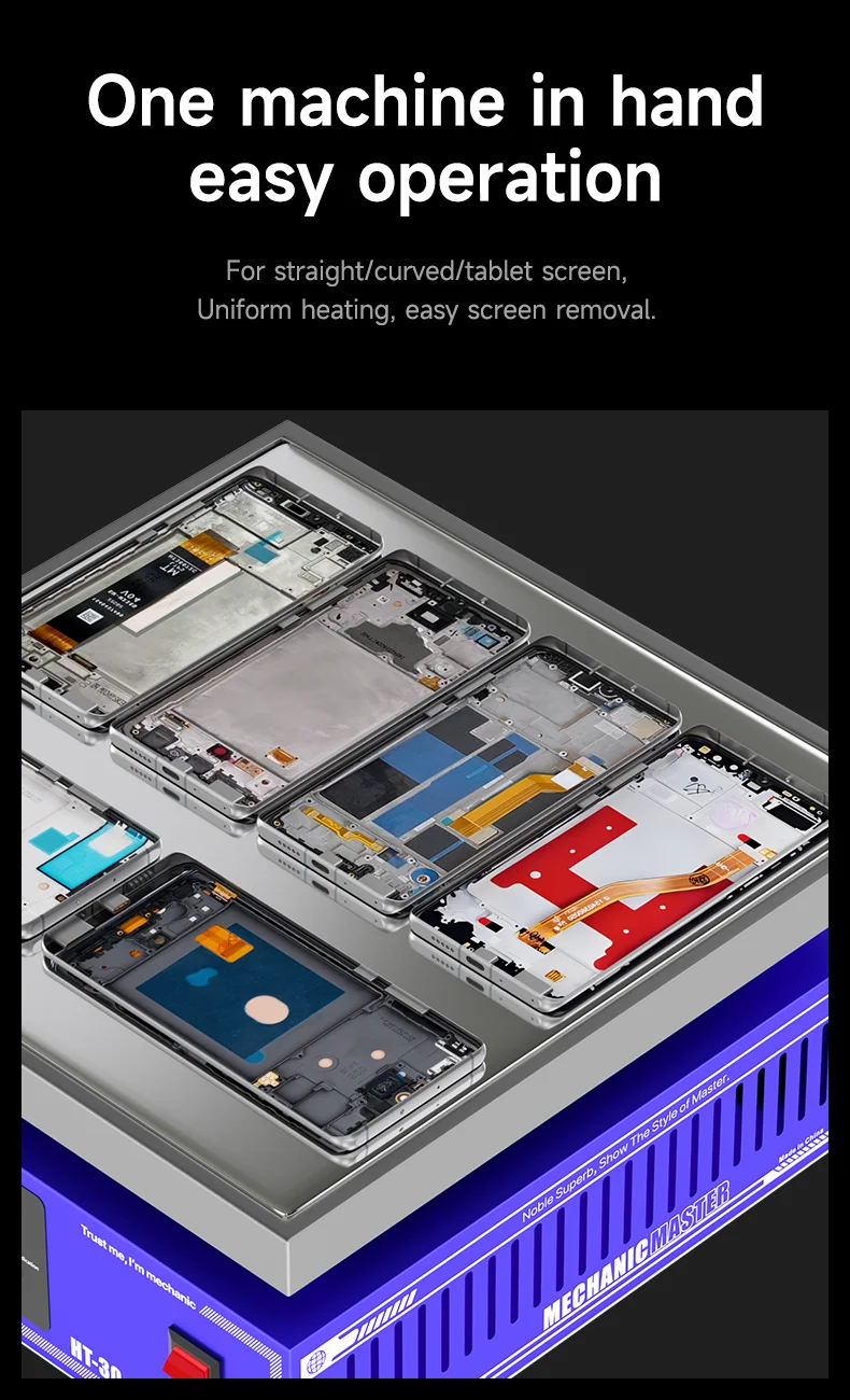 Механик HT-30 HT-34 интеллектуальный цифровой дисплей нагревательный стол с