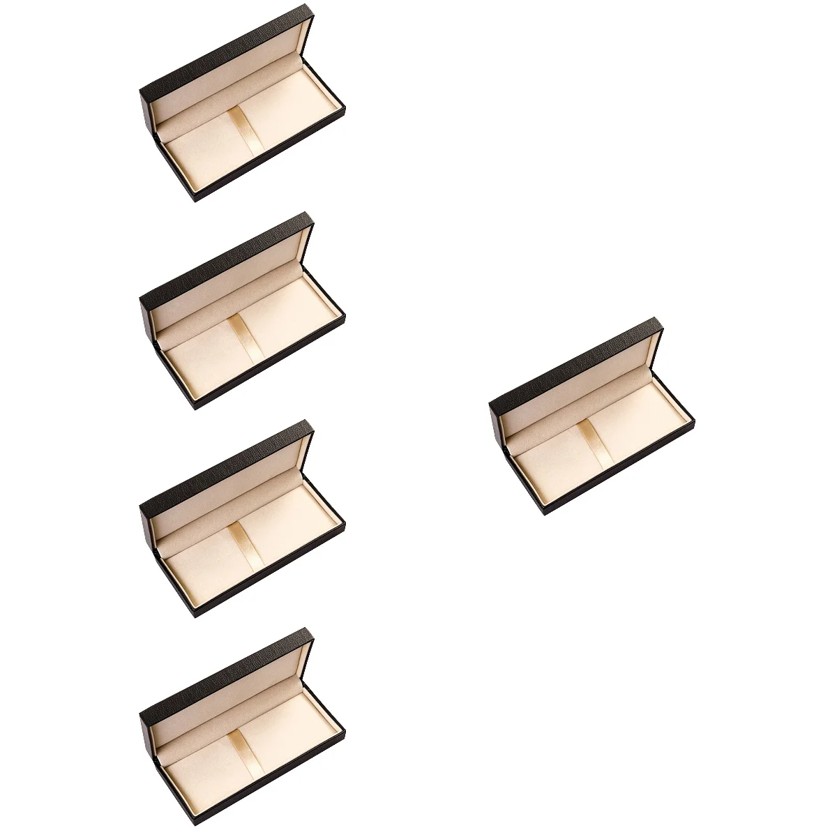 

5pcs Fountain Pen Case PU Pen Box Pen Gift Box Anti-scratch Pen Box Single Pen Presentation Case