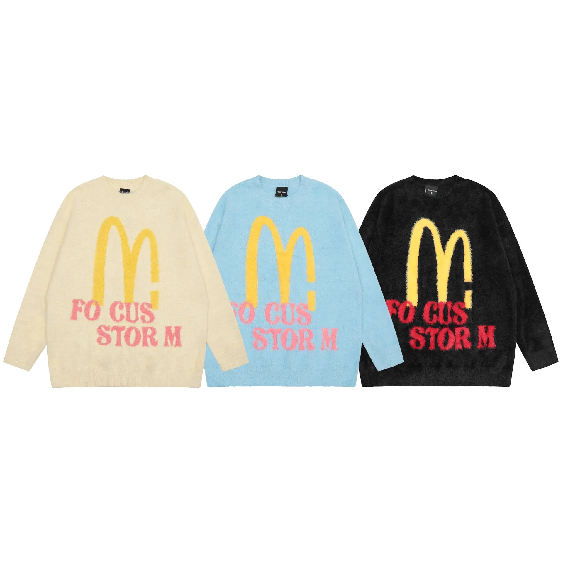 Tangshu модный осенний новый вязаный свитер 2024 повседневный мужской и женский