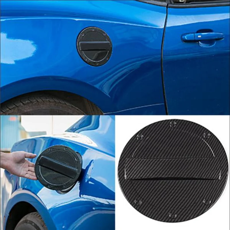 

Carbon Fiber Car Fuel Tank Oil Gas Cap Decor Cover Trim for Chevrolet Camaro 2016-2020