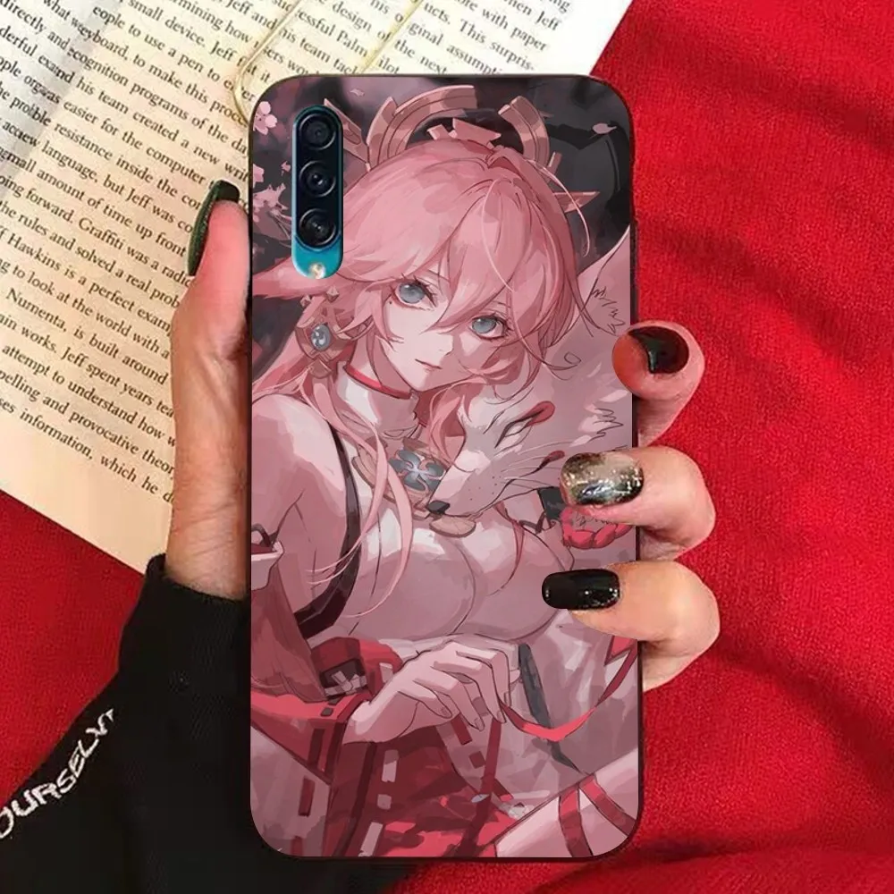 Чехол для телефона Genshin Impact Yae Miko чехол Samsung A 10 11 12 13 20 21 22 30 31 32 40 51 52 53 70 71 72 73 91