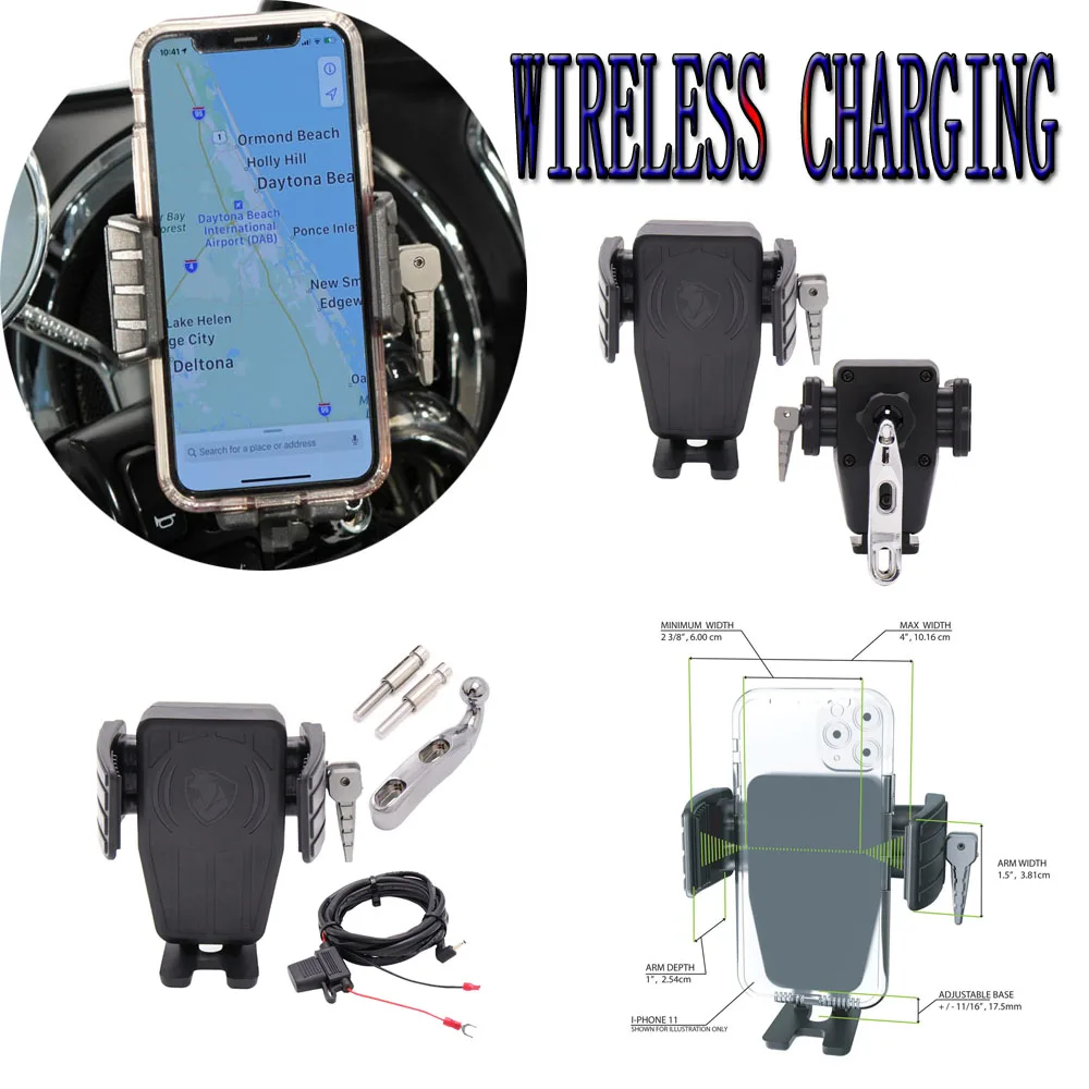 Держатель для телефона и GPS-навигатора Road Glide 1996-up