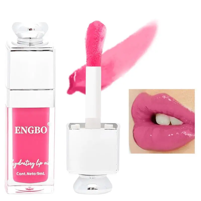 

Crystal Jelly Lip Oil Hydrating Plumping Lip Coat For Lipstick Lipgloss Tinted Clear Lip Plumper Lip Care Lip Balm Cosmetics New