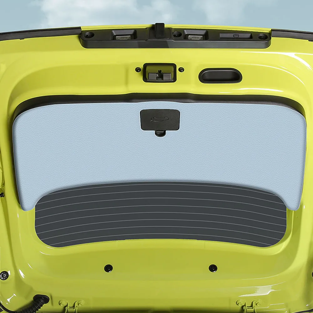 Фото Для BYD Seagull Dolphin Mini багажник для серфинга, противоударная накладка, внутренняя модификация, кожаная защитная наклейка на заднюю дверь №1