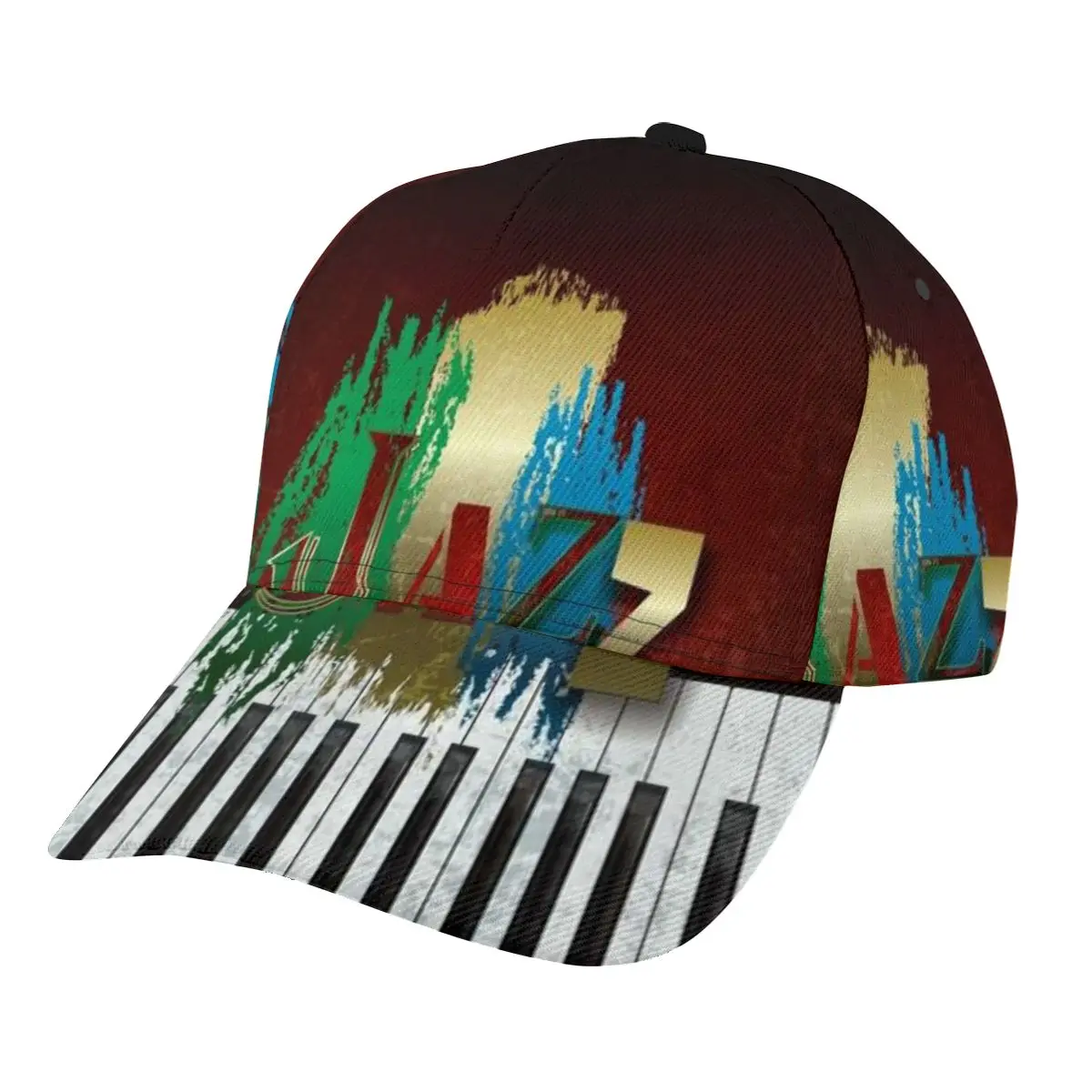 

2022 Summer New Unisex Outdoor Sport Sunscreen Baseball Hat Running Visor Cap Jazz And Piano