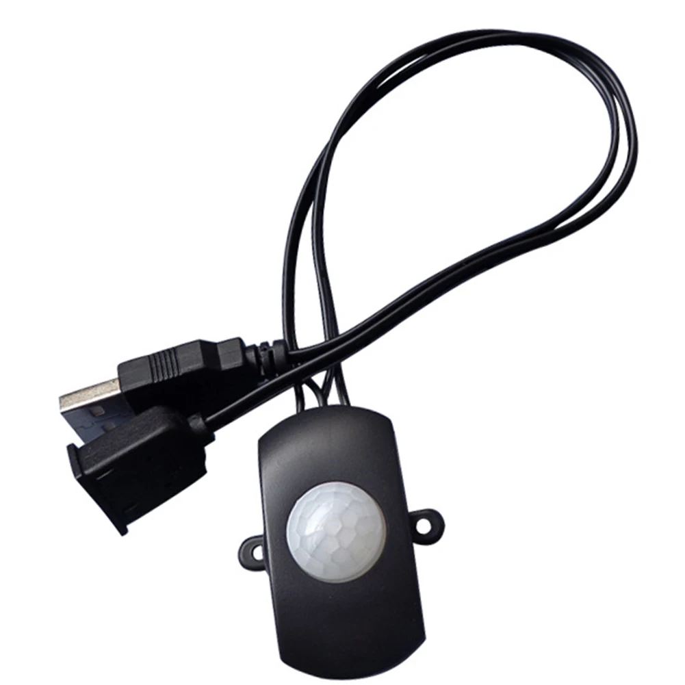 

DC Adjustable Detector Motion Sensor Cabinet Strip Wardrobe PIR Infrared Mini USB Switch Intelligent Sensing LED Light Module