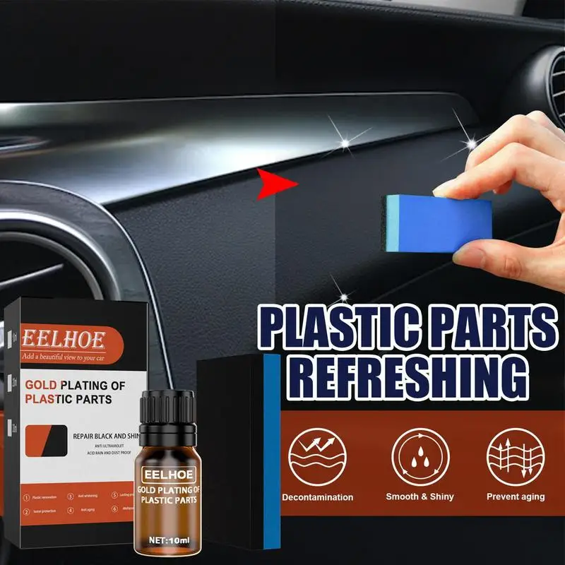 Car Plating Refurbishing Agent Dashboard Interior Plating Refurbishing Agent Auto Leather Refurbishment Paste Car Parts Refresh