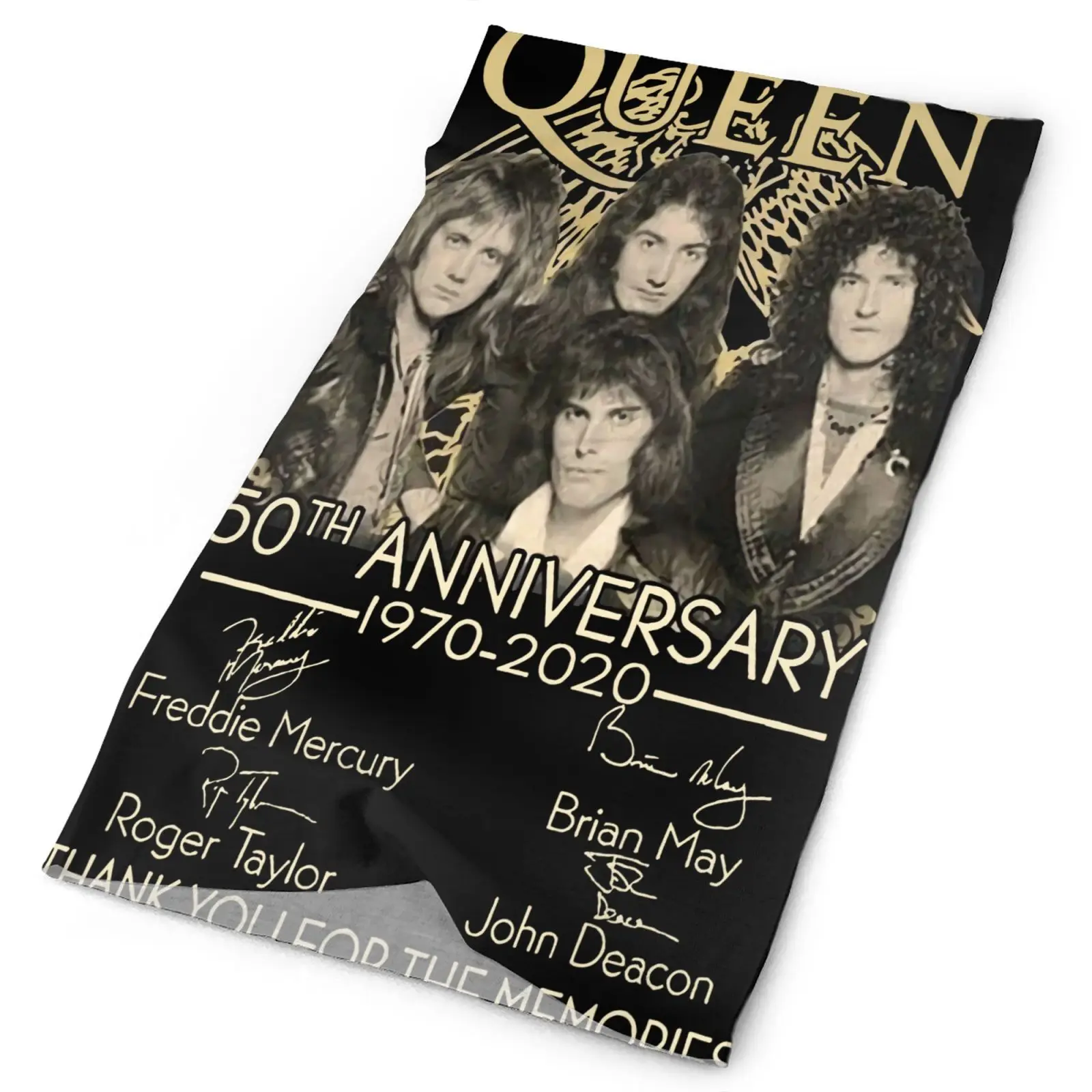 

Queen Band 50Th Anniversary Thank You 1084 Men's Bandana Scarf Men's Head Scarf Mask Hiking Scarf Fashion Tactic Scarf Cycling